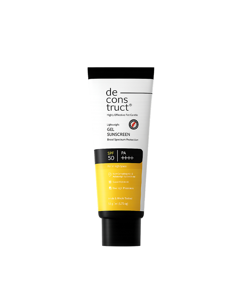 Deconstruct Gel Sunscreen (50g) | Lightweight SPF 55+ Protection